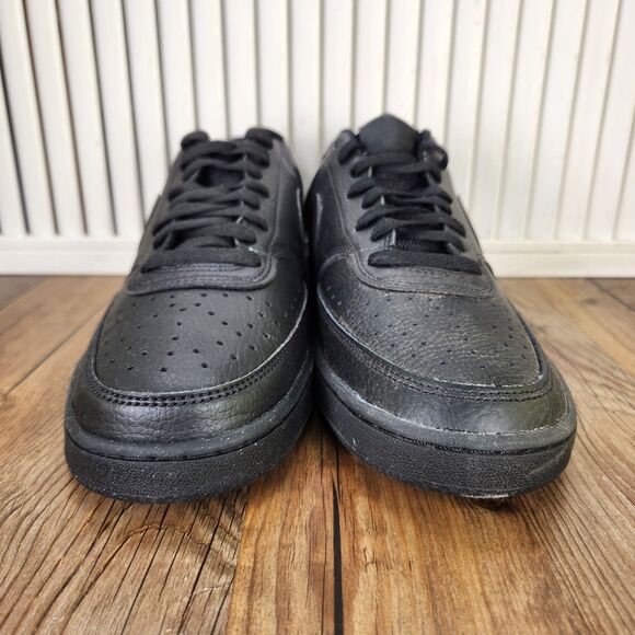 Nike Court Vision Lo NN Mens 8.5 Triple Black Athletic Sneakers Shoes DH2987-002 main image 7